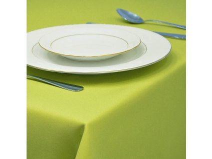 Obrus na stôl - limetkovo zelený