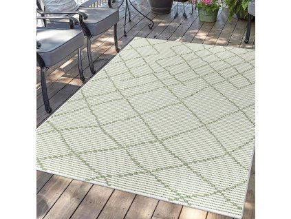 Šnúrkový koberec PALM 23526A zelený