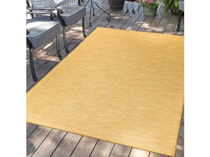 Šnúrkový koberec PALM B2778A žltý