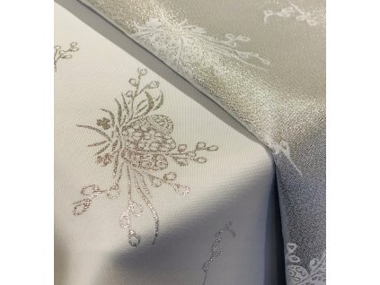 Luxusný Veľkonočný obrus WZ5 strieborný