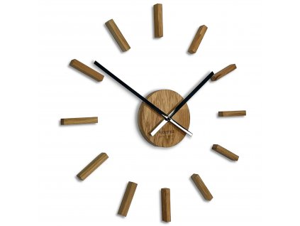 Moderné drevené hodiny EKO Simple Stick 75cm