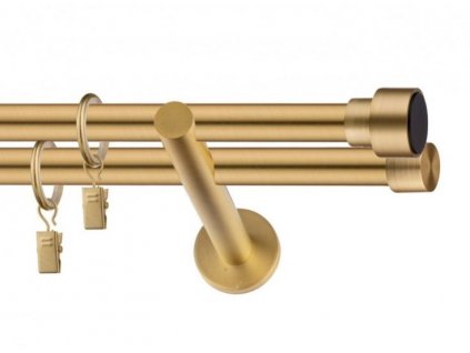 Dvojradová zlatá garníža 19mm Slick 2