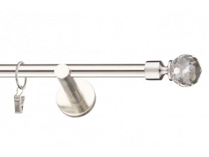 Jednoradová garníža 19mm Crystal nikel 2