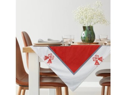 Vianočný zamatový obrus na stôl NOEL 03