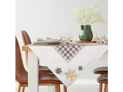Vianočný zamatový obrus na stôl ANGEL 02