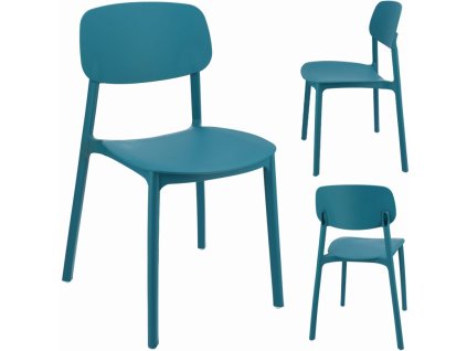 Plastová stolička LARA morská