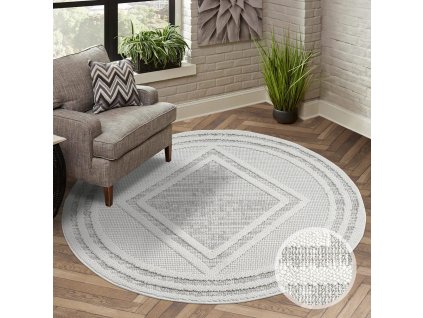 Moderný koberec LINDO 8853 béžový