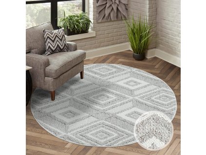 Moderný koberec LINDO 8875 béžový