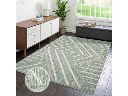 Vintage koberec LINDO 7590 zelený