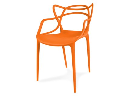 Plastová stolička ASPEN oranžová