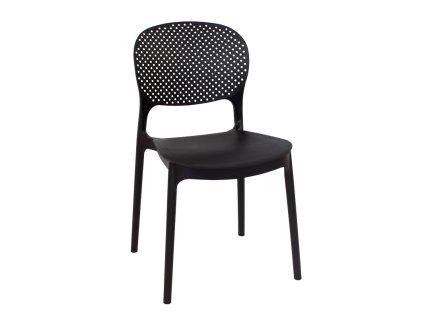 Plastová stolička FLEX čierna