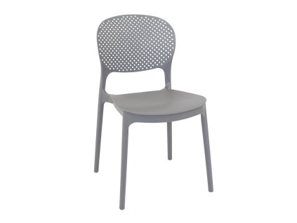 Plastová stolička FLEX sivá