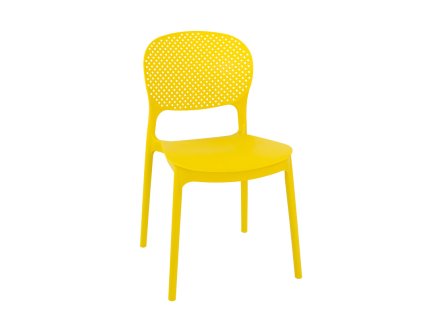 Plastová stolička FLEX žltá