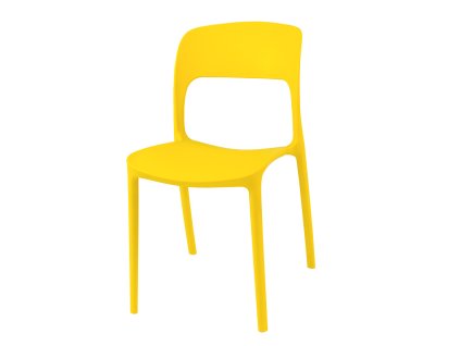 Plastová stolička TREX žltá
