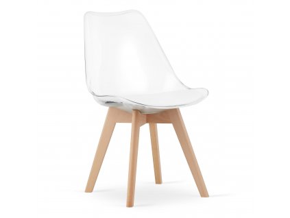 Dizajnová priesvitná stolička ENZO 007