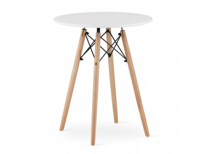 Okrúhly jedálenský stôl 60cm - biely