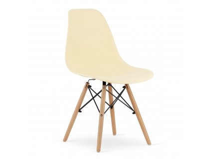 Dizajnová stolička ENZO L krémová