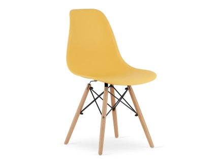 Dizajnová stolička ENZO L horčicová