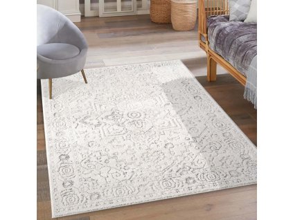 Moderný koberec LOUNGE 0638 krémový