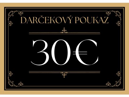 Darčekový poukaz v hodnote 30€