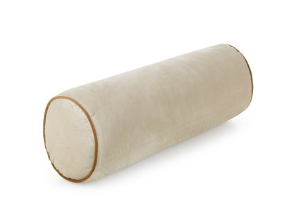 Dekoračný vankúš v tvare valca GAJA 5 - svetlobéžový