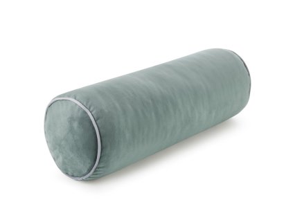 Dekoračný vankúš v tvare valca GAJA 5 - tmavomentolový