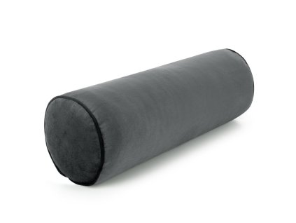 Dekoračný vankúš v tvare valca GAJA 5 - grafitový