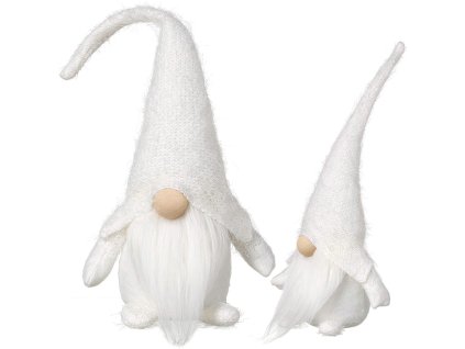 Vianočný škriatok YX068 biely