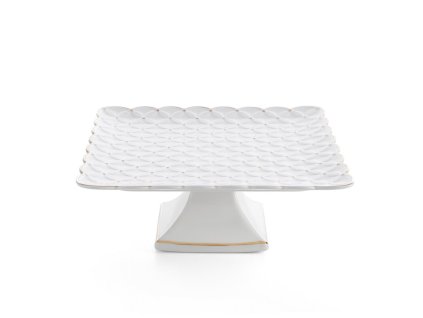 Ozdobný tanier BELIA06 27 x 27 x 10 cm - krémový
