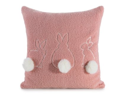 Veľkonočná obliečka na vankúš 45 x 45 cm SPRING 53 - púdrovoružová