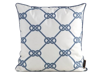 Dekoračná vodeodolná obliečka na vankúš GARDEN 17A - biela