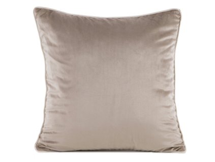 Zamatová obliečka na vankúš GAJA 2 - tmavobéžová