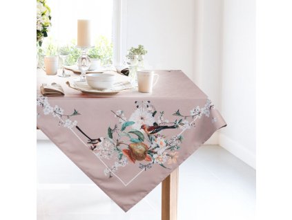 Obrus SUMMER5 s rastlinno - zvieracím motívom 85 x 85 cm