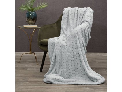 Deka ZOE1 150 x 200 cm strieborná