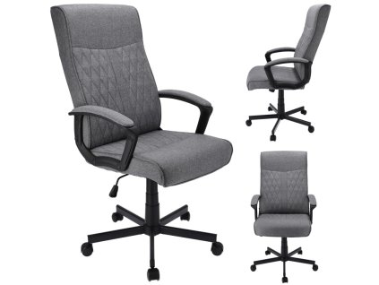 Kancelárske otočné kreslo COMFORT - sivé