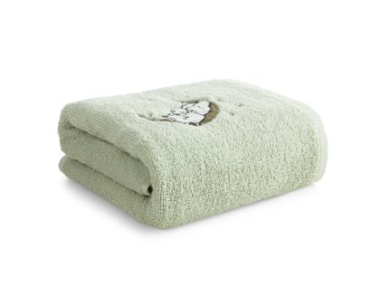 Detská osuška s mackom 70 x 140 cm - mätová