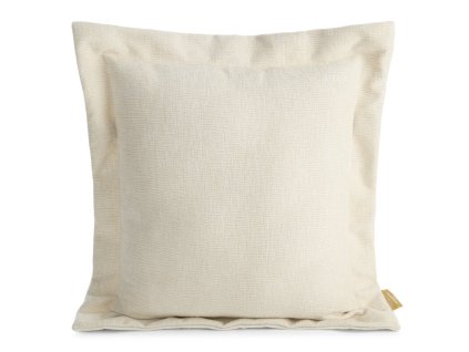 Obliečka na vankúš zo ženilkovej tkaniny v krémovej farbe ELEGANT2