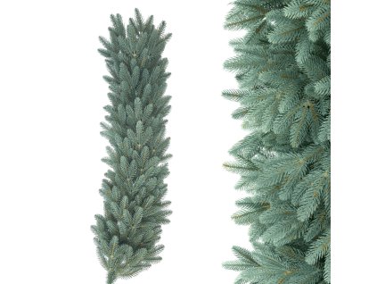 Vianočná girlanda 3D smrek strieborný