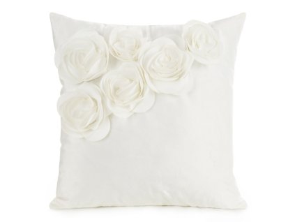 Obliečka na vankúš ROSES v krémovej farbe
