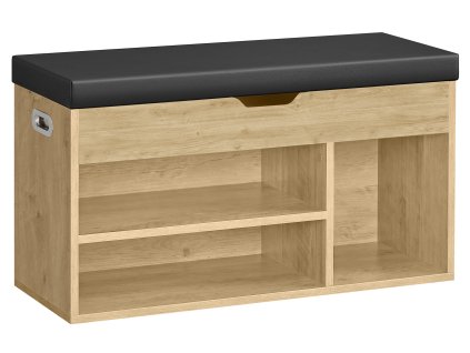 Skrinka na topánky s podsedákom - dub artisan - LHS030B88