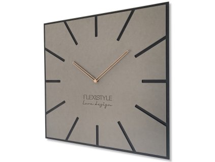 Moderné drevené hodiny EKO Exact 2 50cm  II.akosť