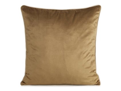 Dekoračný zamatový vankúš GAJA 2 - medová
