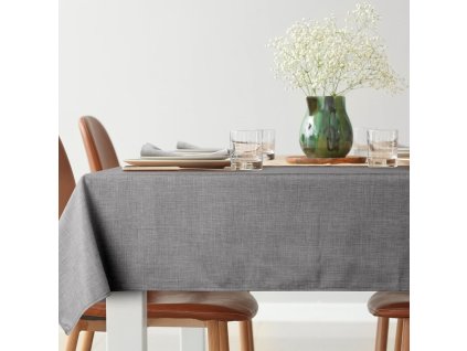 Vodeodolný obrus KATE v striebornej farbe