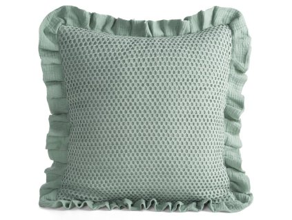 Obliečka na vankúš MUSLIN 2 45x45cm - šalviovozelená