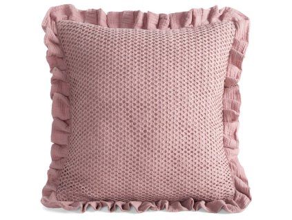 Obliečka na vankúš MUSLIN 2 45x45cm - púdrovoružová