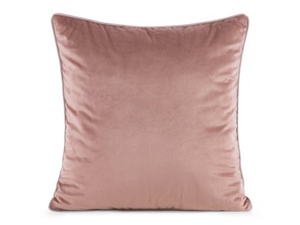 Zamatová obliečka na vankúš GAJA 2 - tmavoružová