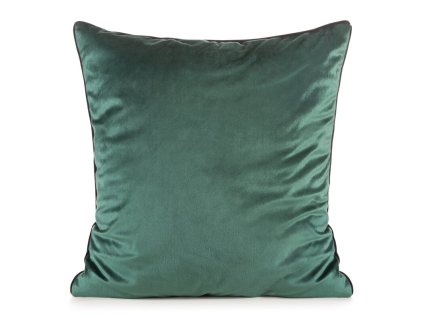 Zamatová obliečka na vankúš GAJA 2 - tmavozelená