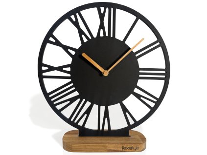 Stolové drevené  hodiny ARABIC 30cm