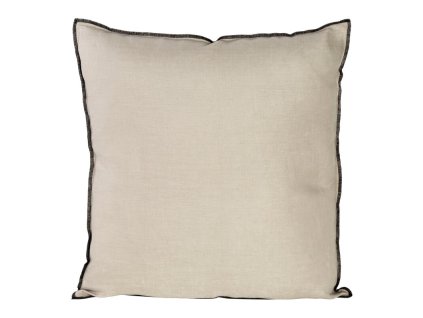 Dekoračná obliečka na vankúš LEN5 v béžovej farbe, 45 x 45 cm