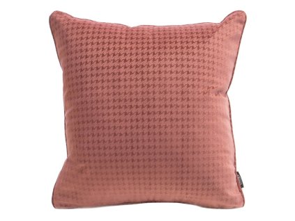 Zamatová obliečka na vankúč AMELIA 40x40cm - púdrovoružová